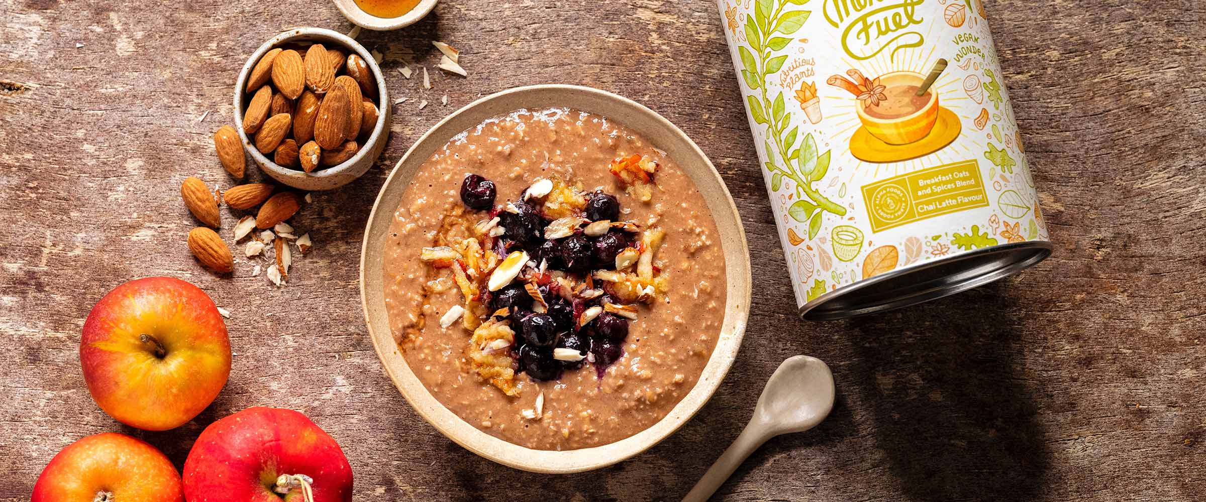 Chai Latte zum Frühstück: Chai Latte Porridge Bowl