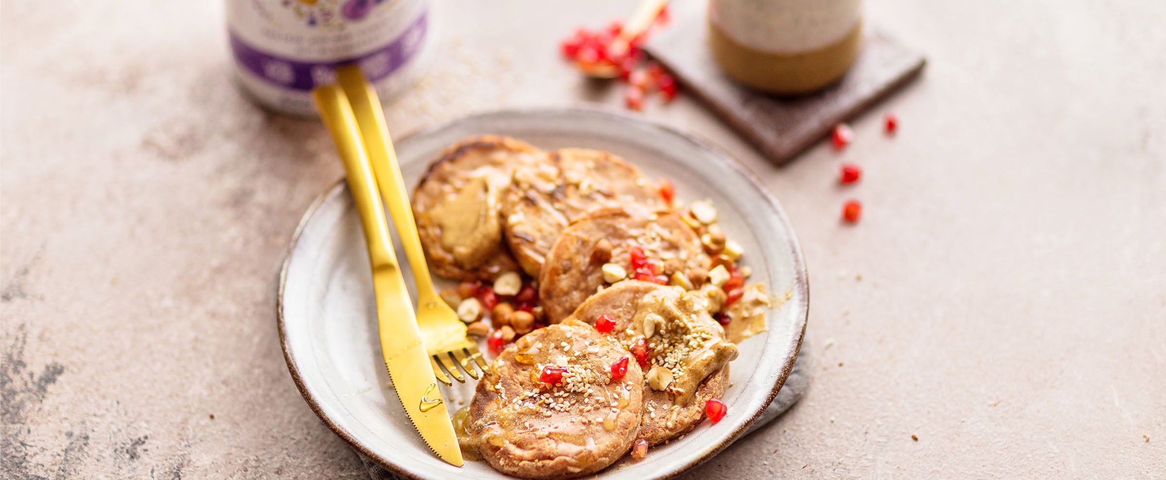 Blaubeer Protein-Pancakes aus dem Backofen