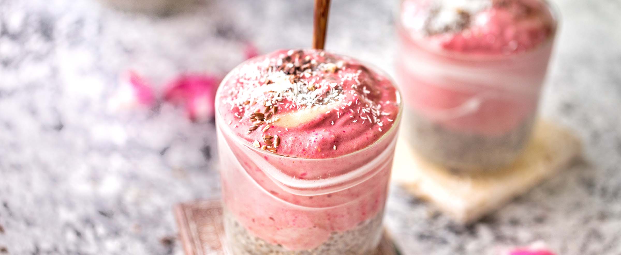 Vanille Chia Pudding mit