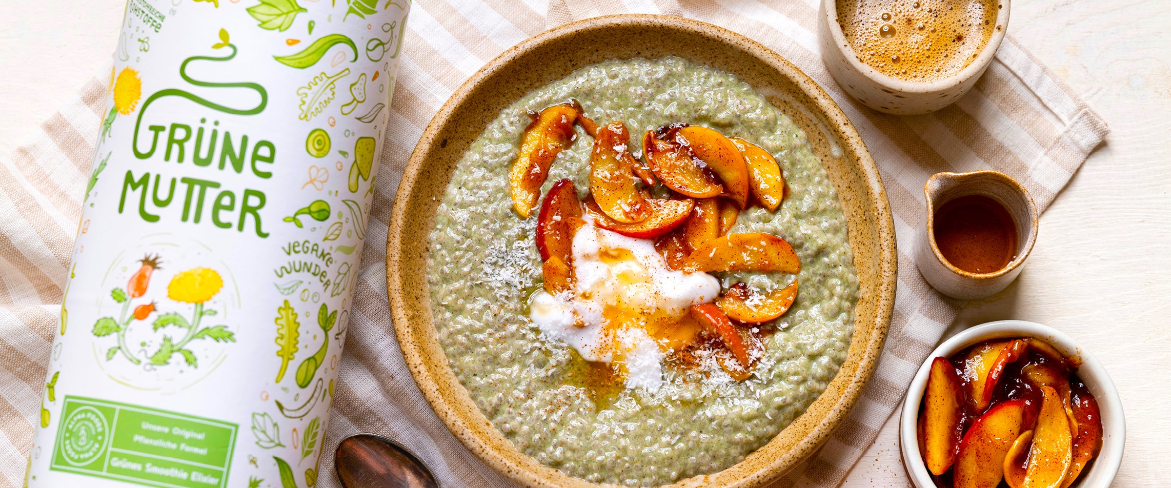 Apple Pie-Chia Pudding mit Nährstoff-Boost