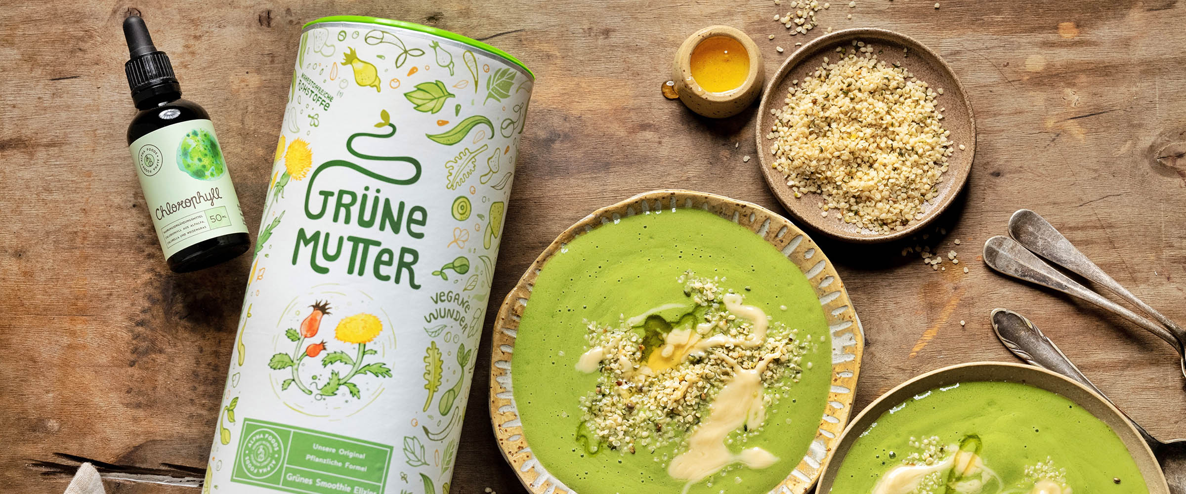 Mit grünen Smoothie Bowls gesund durch die kalte Jahreszeit