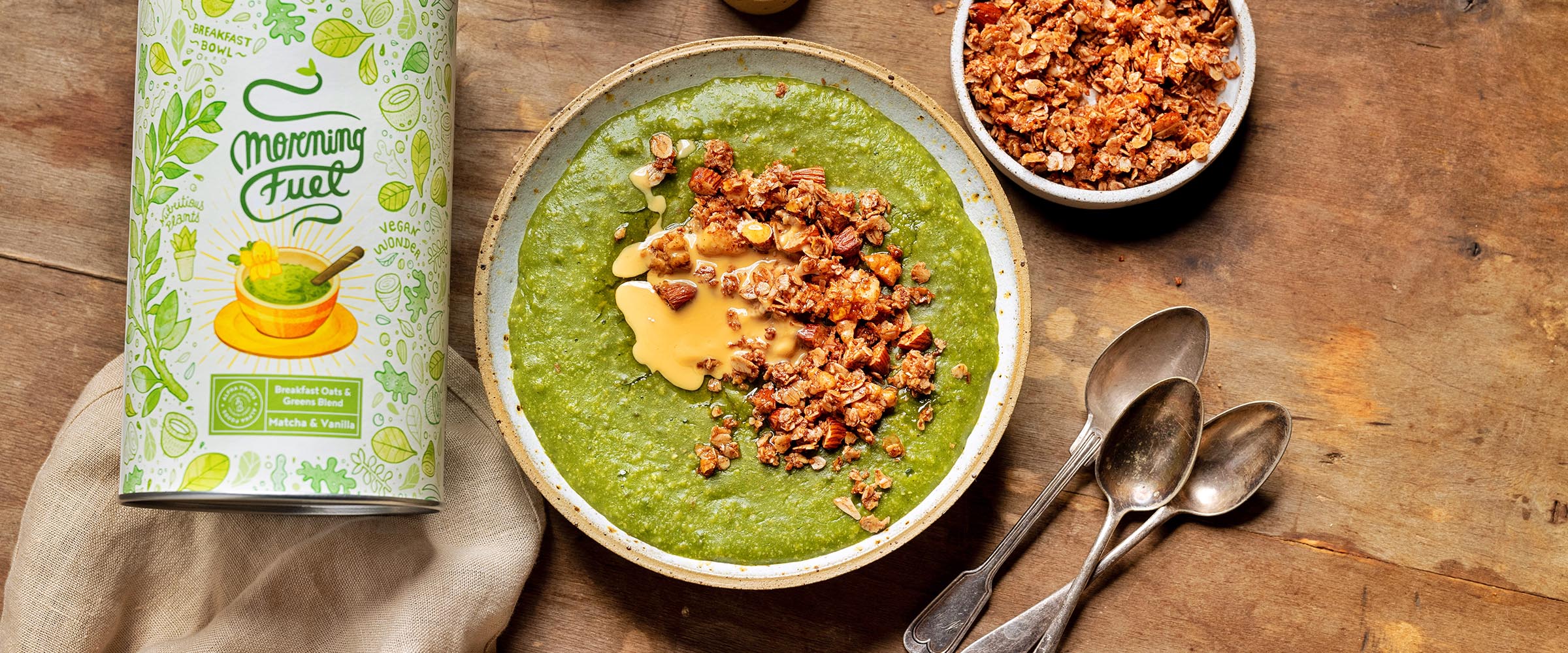 Knuspriges Granola Topping für die Morning Fuel Frühstücksbowl