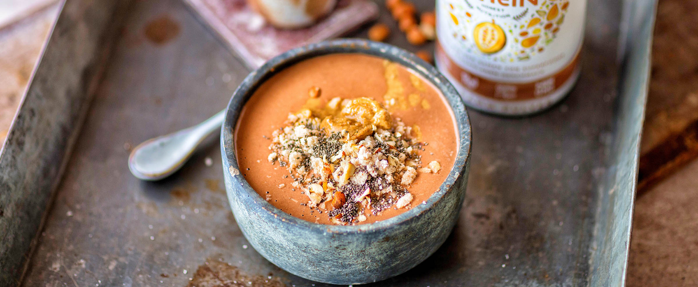 Creamy Schoko-Haselnuss Protein Smoothie