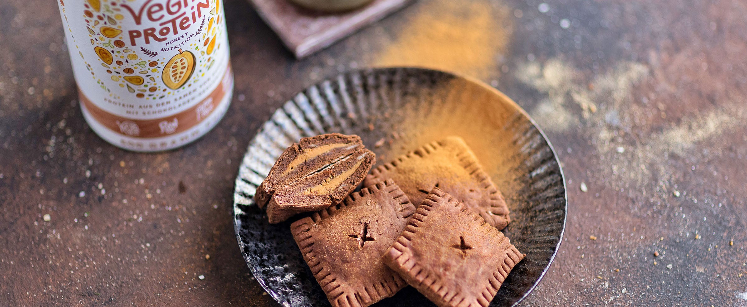 Vegane Schokoladen-Protein Pop Tarts