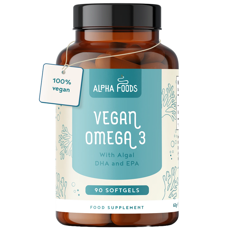 Vegan Omega 3 - Gelkapseln mit Algenöl
