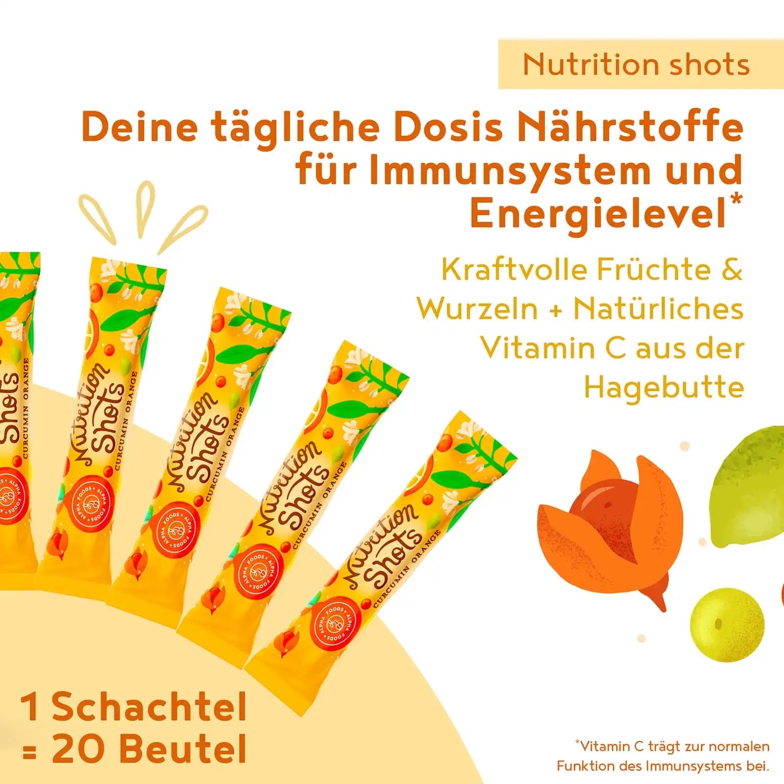 A+ One - Nutrition Shot - Curcumin und Orange
