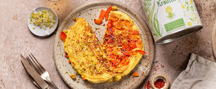 Veganes Superfood Omelett