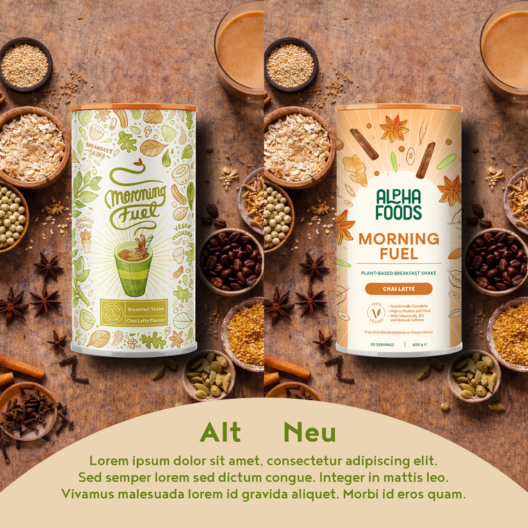 Morning Fuel Frühstücksshake - Chai Latte