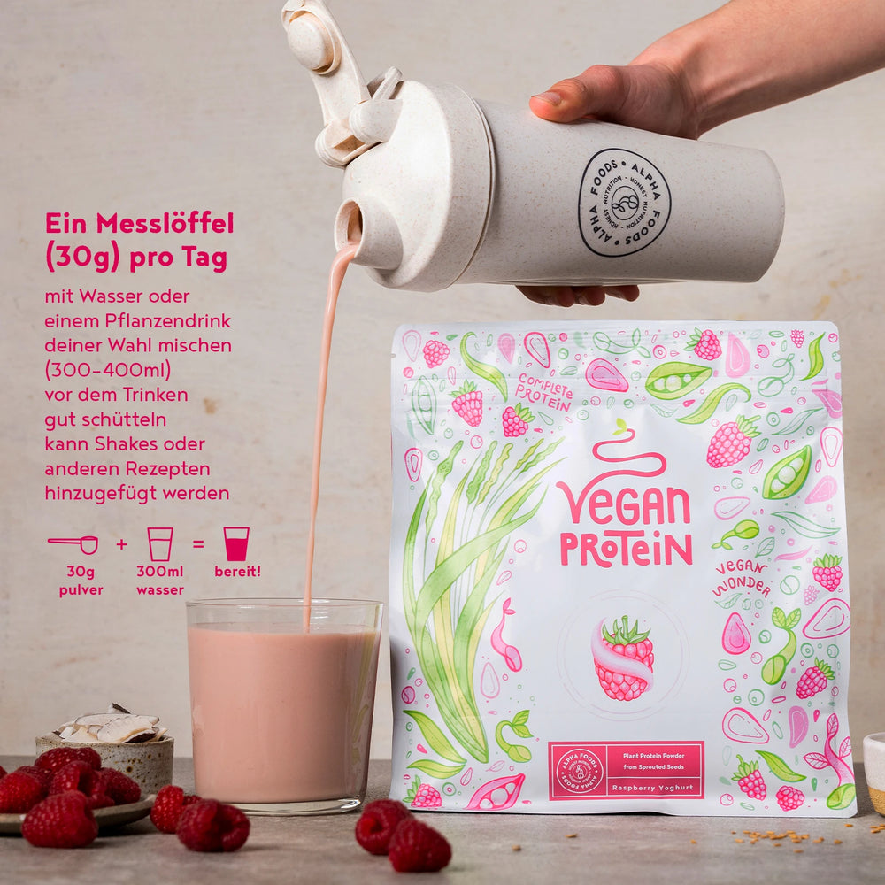 Vegan Protein - Himbeer-Joghurt