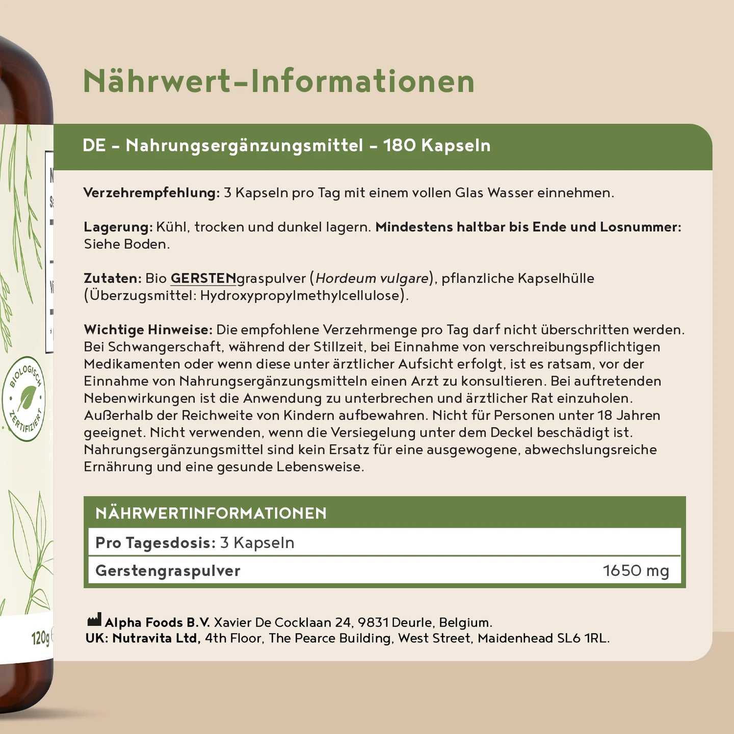 Gerstengras