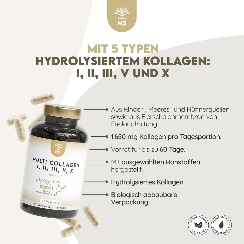 Multi Collagen 180 Kapseln