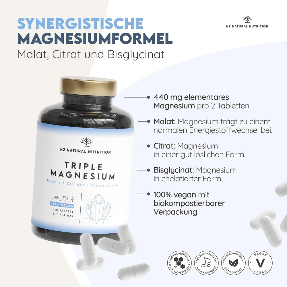 Triple Magnesium 180 Kapseln