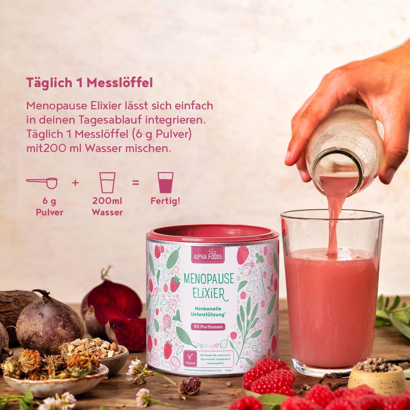 Menopause Balance Elixier für Frauen