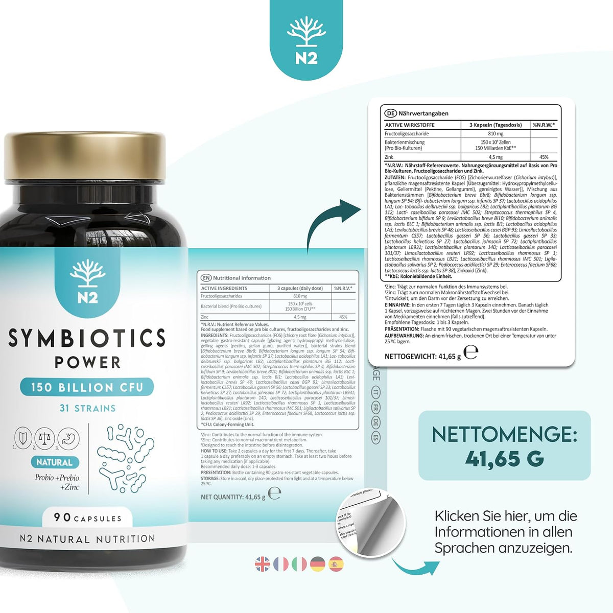 Symbiotics 150 Mrd KBE, 90 Kapseln