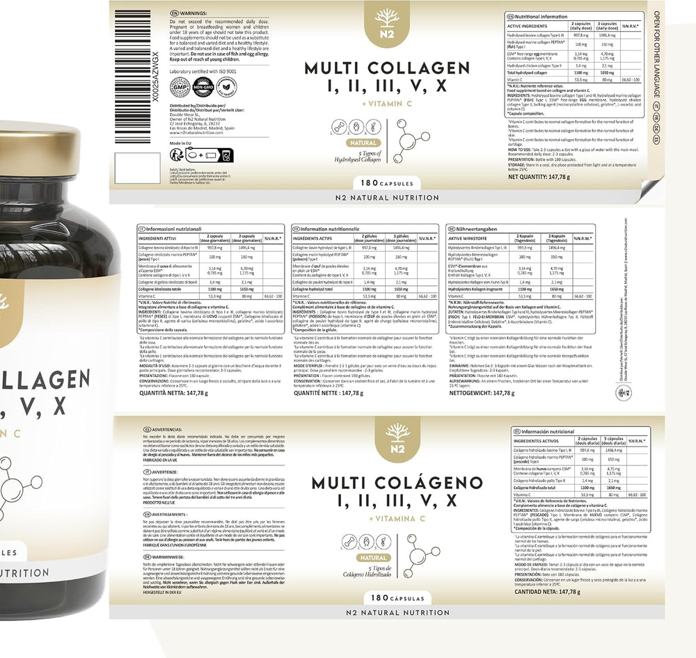 Multi Collagen 180 Kapseln