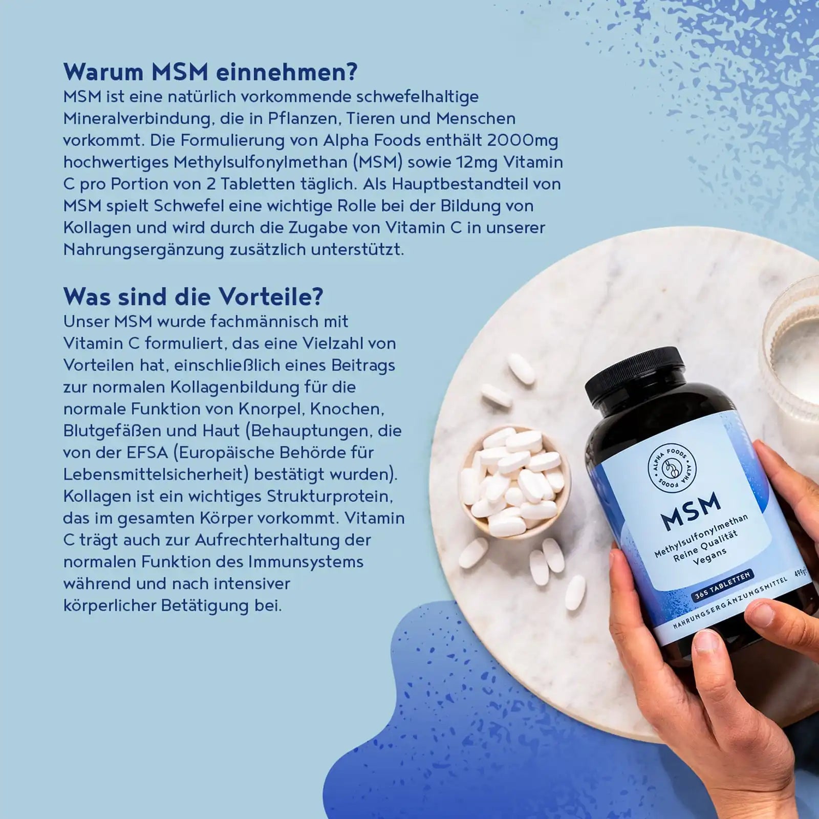 A+ Three - MSM mit Vitamin C