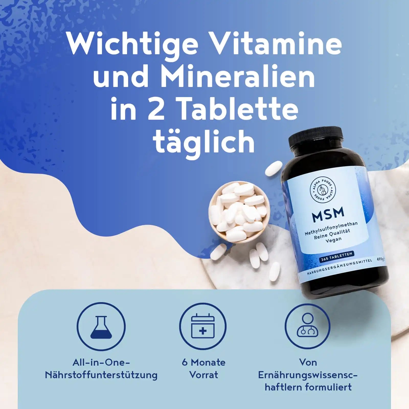 A+ Four - MSM mit Vitamin C