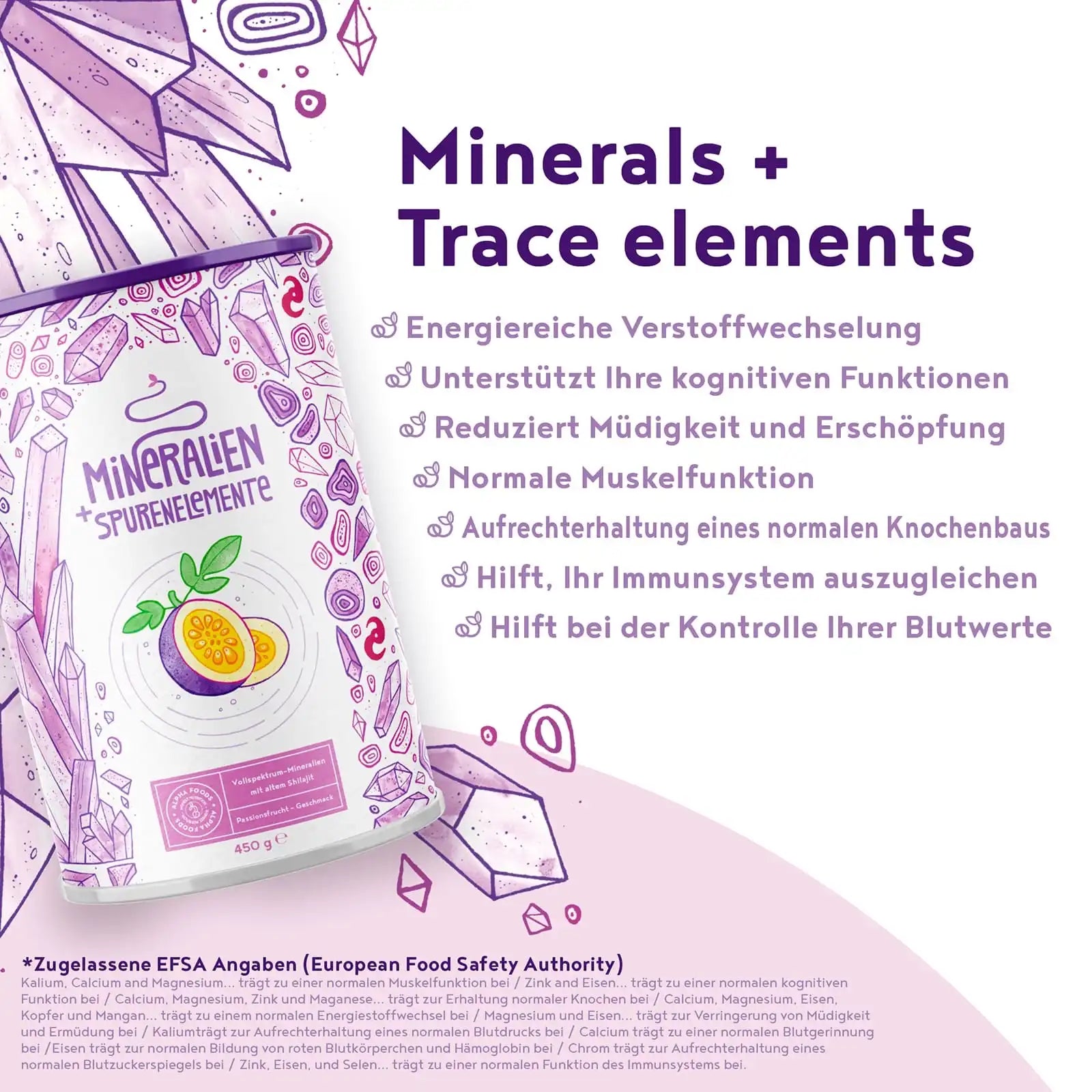 A+ Three - Mineralien und Spurenelemente - Passionsfrucht