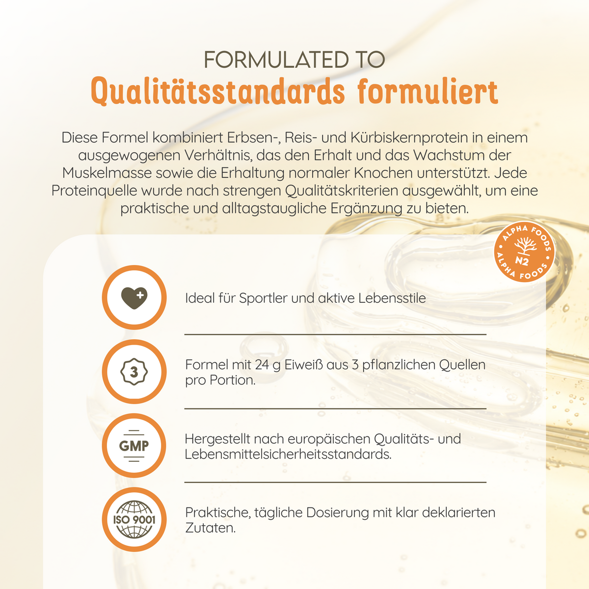 Vegan Protein (Neue Formel) - Vanille
