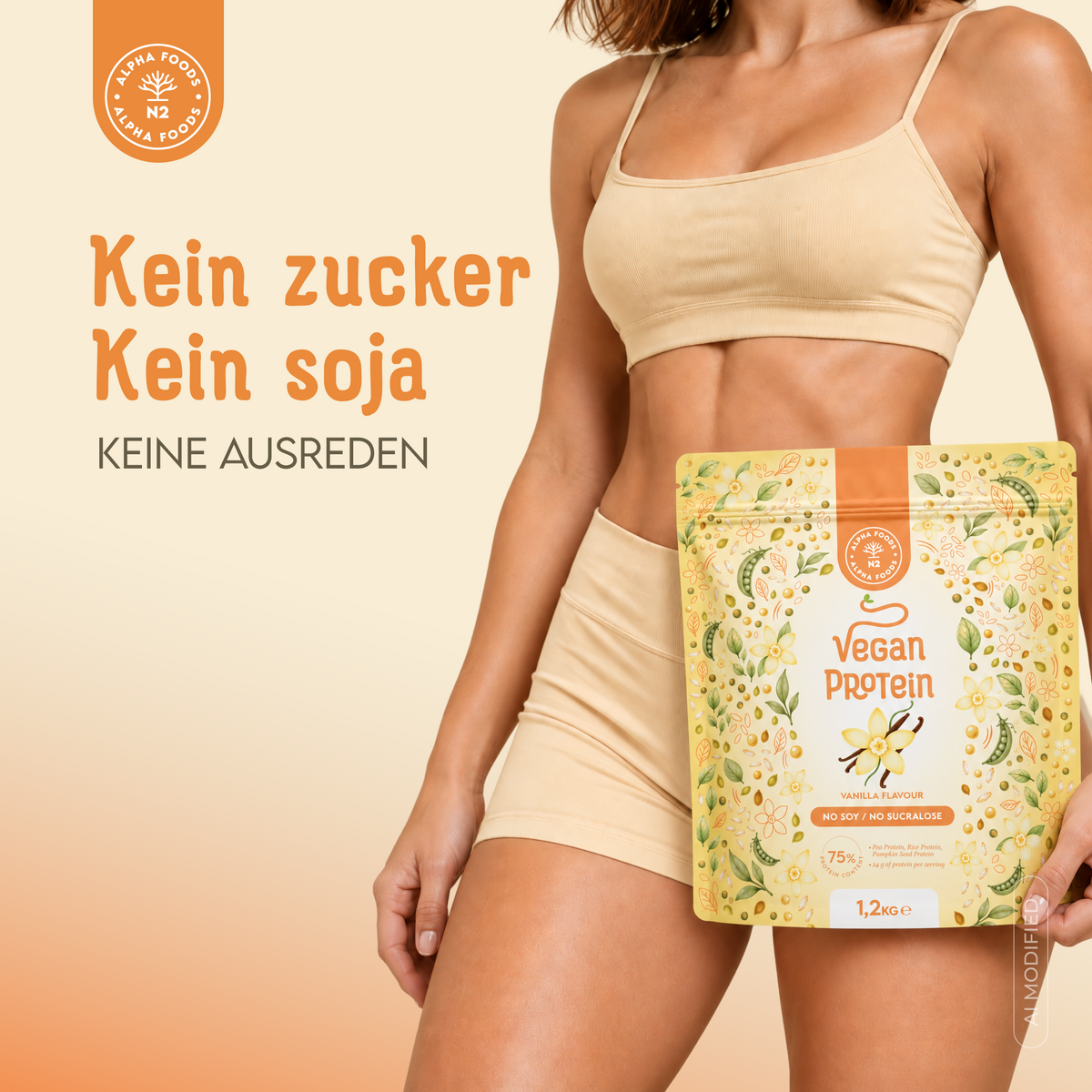 Vegan Protein (Neue Formel) - Vanille