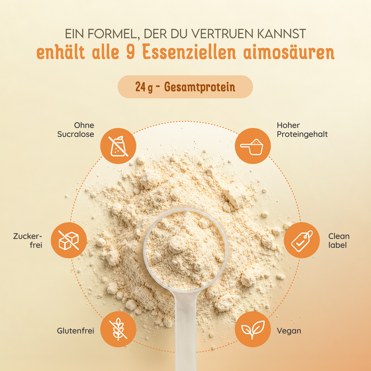Vegan Protein (Neue Formel) - Vanille