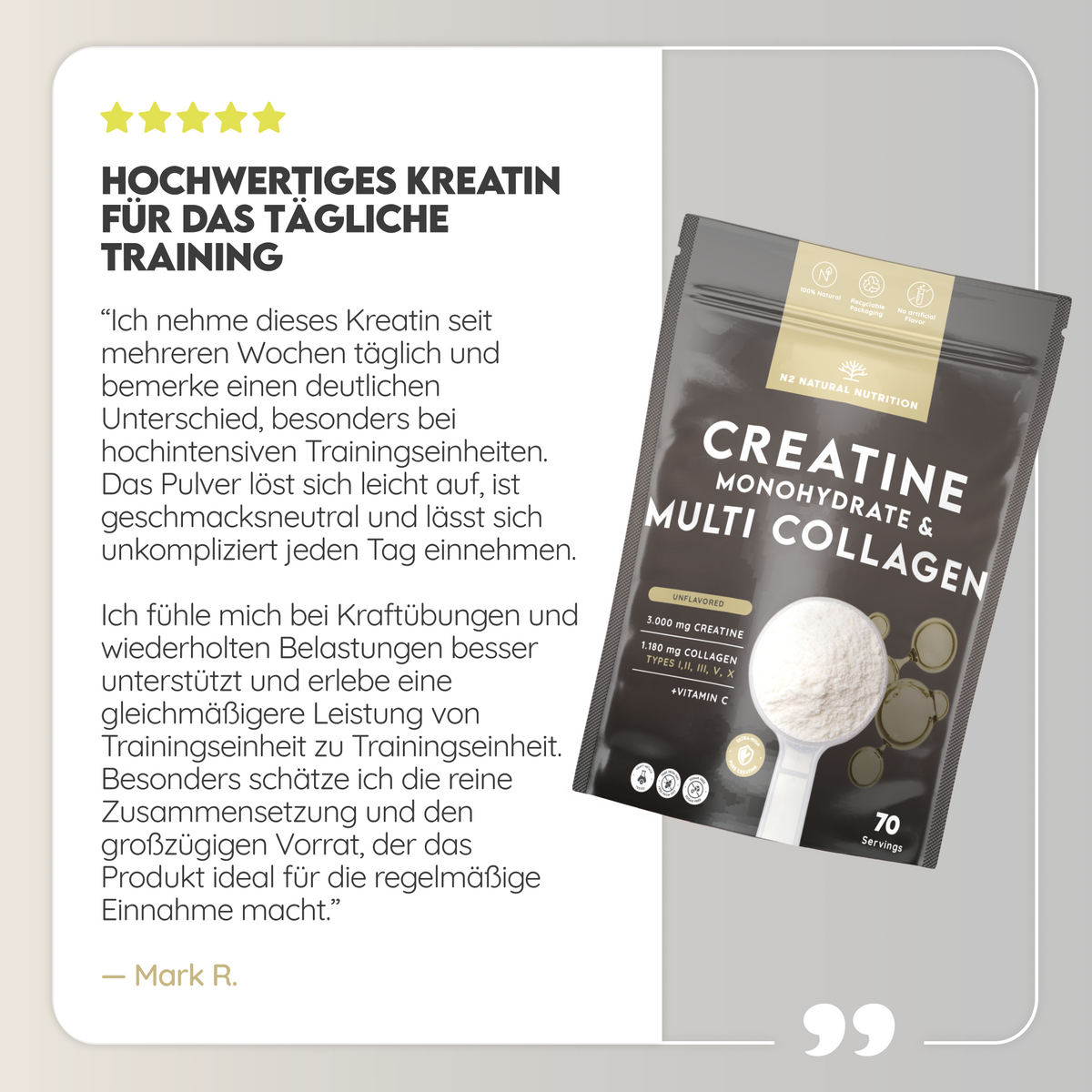 Creatin Monohydrat + Multi Collagen. 300 Gr