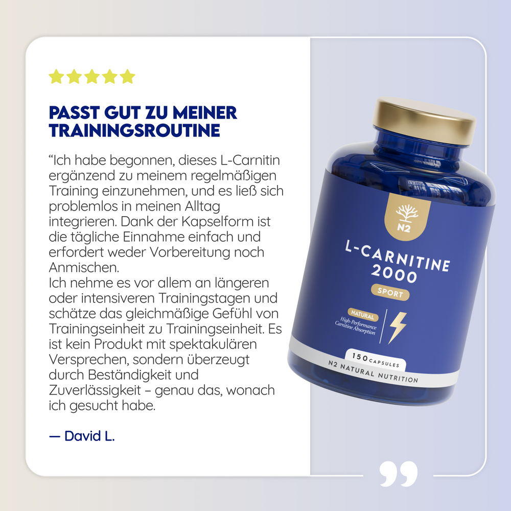 L Carnitin 2000 mg. 150 Kapseln