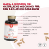 Maca 1500mg mit L-Arginin, Vitamin C, Ginseng - 120 Kapseln