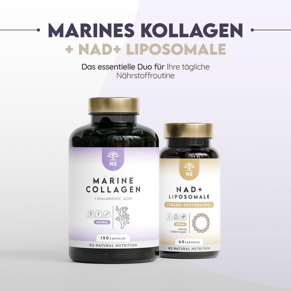 Marine Collagen mit Hyaluron und Magnesium 150 Kapseln