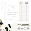 NAD Plus Resveratrol 1100mg. Liposomal formel. 60 Kapseln