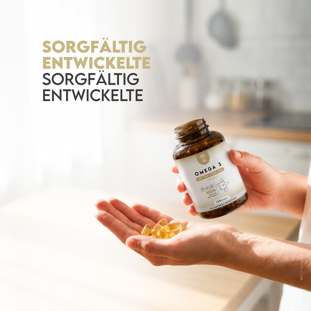 Omega 3 (2000 mg) 700 mg EPA & 500 mg DHA. 120 Softgel