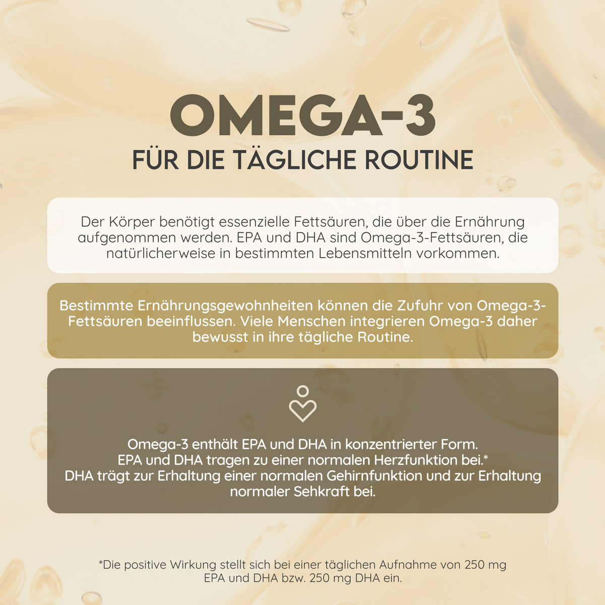 Omega 3 (2000 mg) 700 mg EPA & 500 mg DHA. 120 Softgel