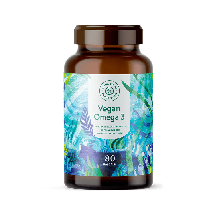 Vegan Omega 3 - Gelkapseln mit Algenöl
