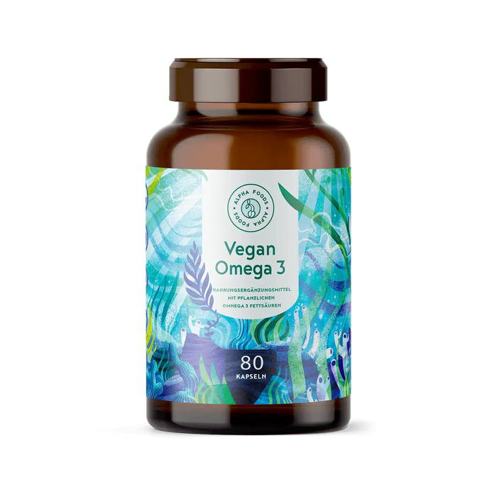 Vegan Omega 3 - Gelkapseln mit Algenöl