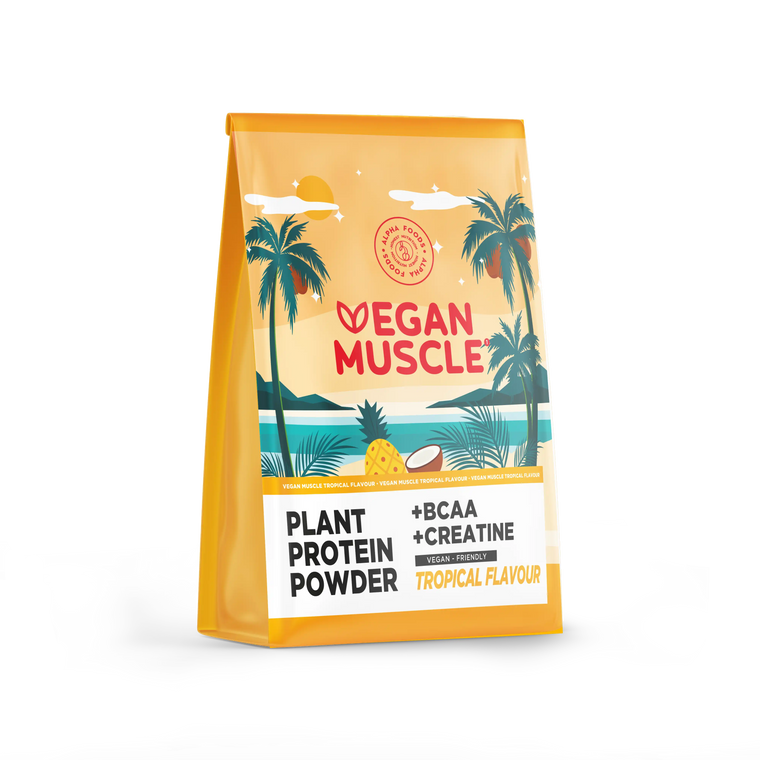 Vegan Muscle - Kreatin & BCAA Protein - Tropical