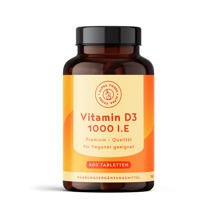 Vitamin D3 Tabletten - 1000 I.E.