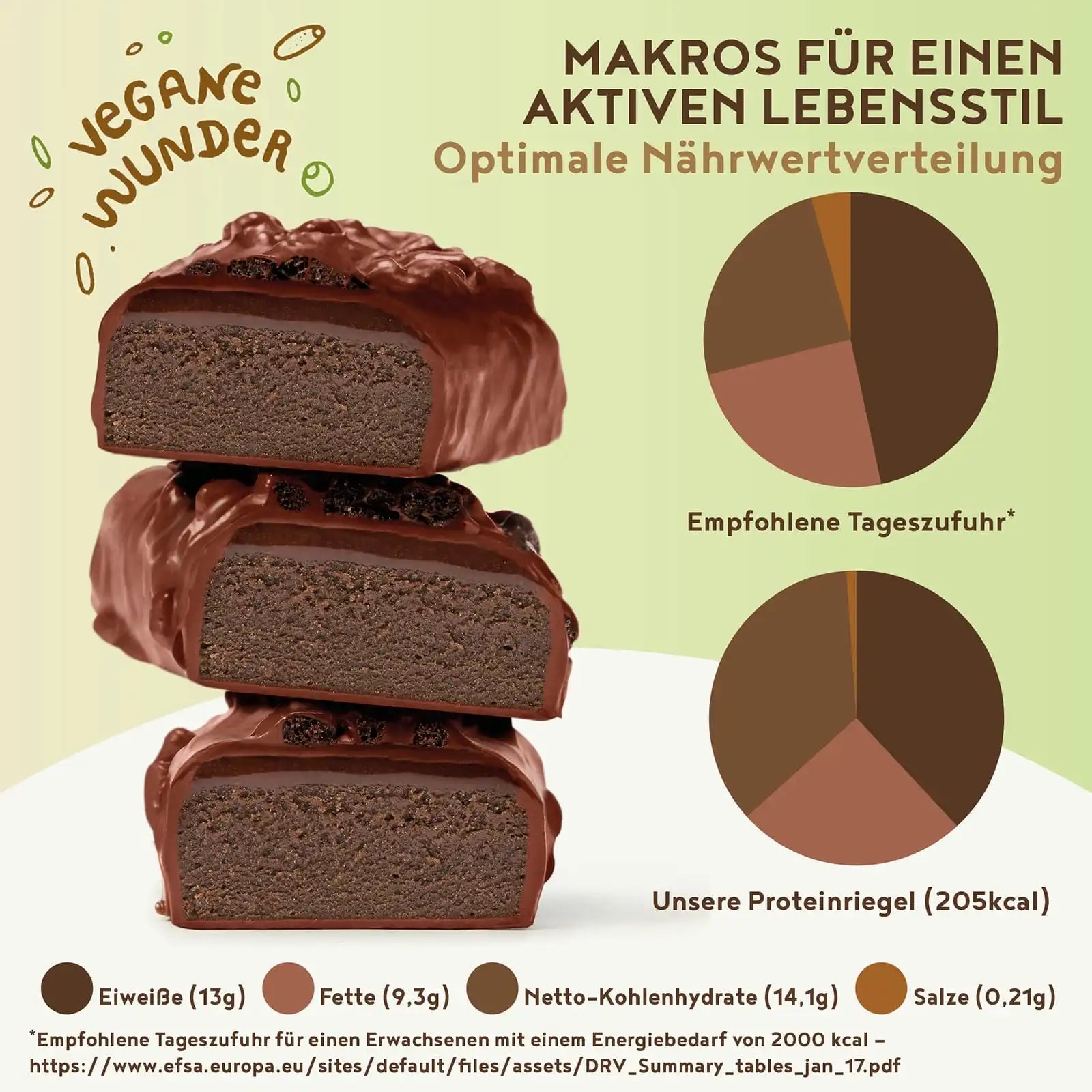 A+ Three - Vegane Proteinriegel - Chocolate Brownie