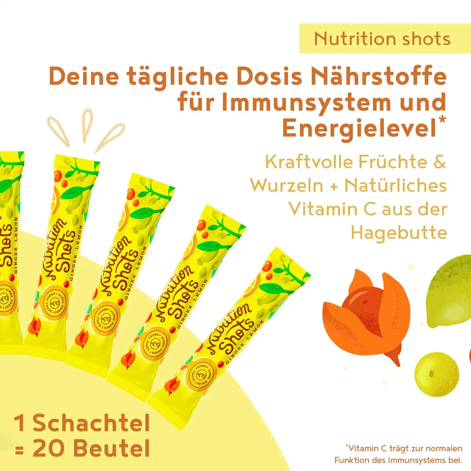 A+ One - Nutrition Shot - Ingwer und Zitrone