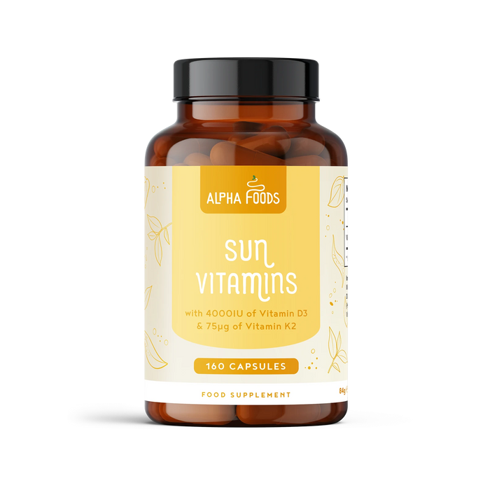 Sonnenvitamine - Vitamin D3 & K2 - 4.000 IE - Kapseln