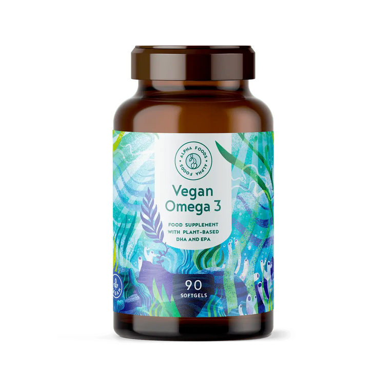 Vegan Omega 3 - Gelkapseln mit Algenöl