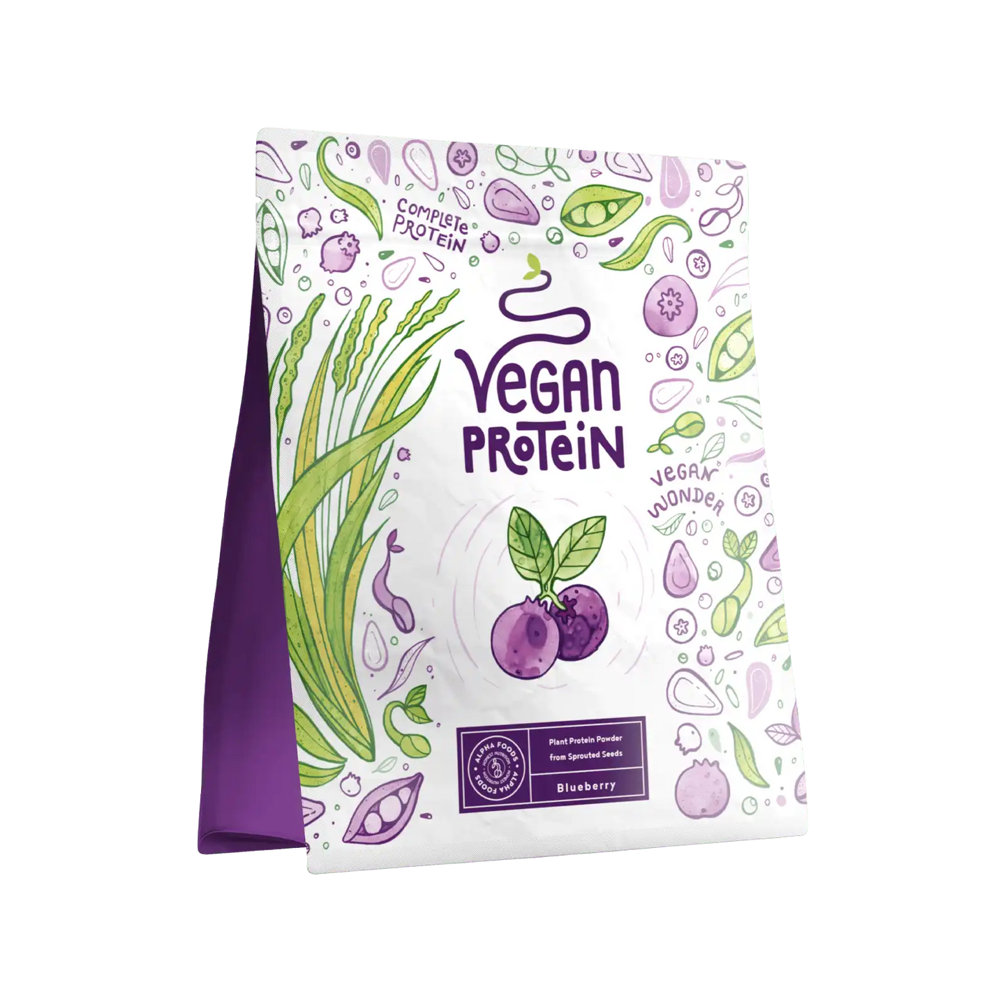 Vegan Protein Blaubeere